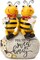Honey Bee Garden Statue – Outdoor & Indoor Figurine for Patio, Lawn, Porch, Yard & Home Decor